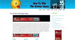 Desktop Screenshot of howtowinthemoneygame.com